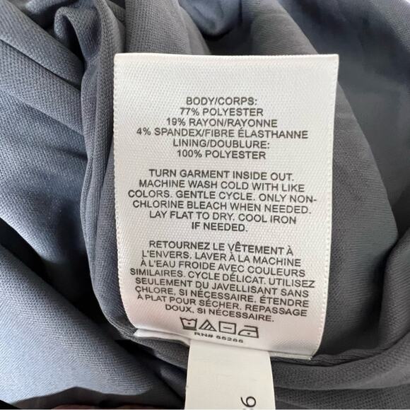 Express Mock Neck Long Sleeve Ruched Sides Lightweight Sweater Dress Size XS NWT - Picture 4 of 4